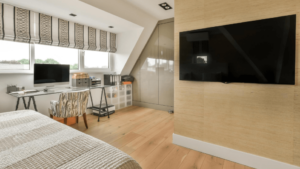 Media rooms blinds