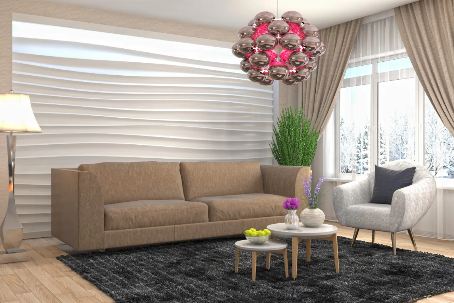curtains with blinds