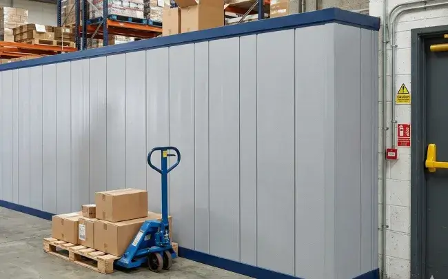 create a image Heavy-Duty Commercial PVC Wall Panels