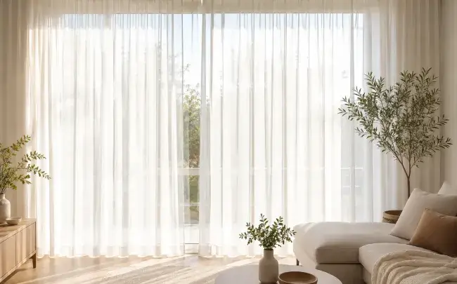 sheer curtains